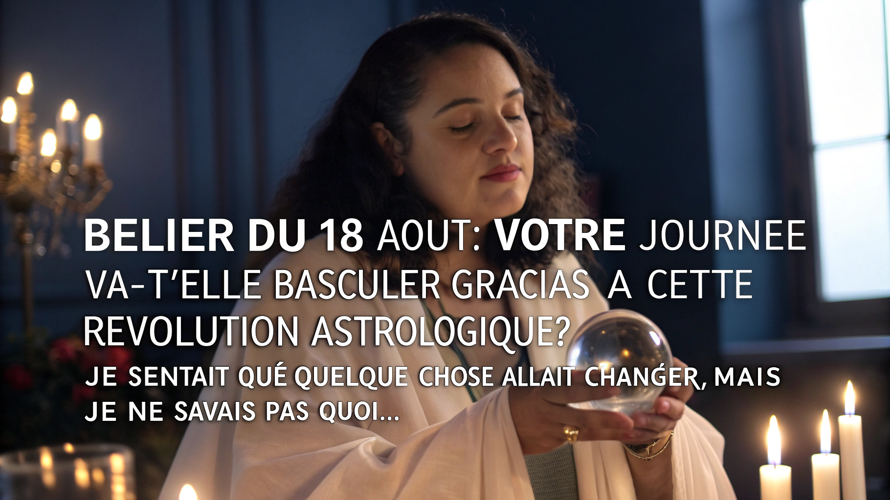 Horoscope Bélier du 18 août 2025
