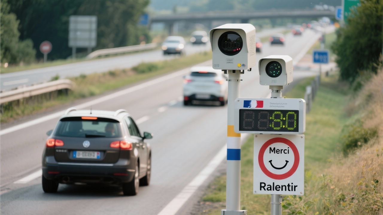 Les radars pédagogiques remplacent désormais les radars sanctions sur certaines routes “c’est bien plus efficace pour faire ralentir les gens”