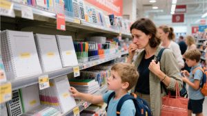 Rentrée scolaire du 1er septembre : la pénurie de fournitures sème la panique dans les familles “nous avons fait cinq magasins, les rayons étaient complètement vides” AI Image – Rentrée scolaire du 1er septembre : la pénurie de fournitures sème la panique dans les familles “nous avons fait cinq magasins, les rayons étaient complètement vides”